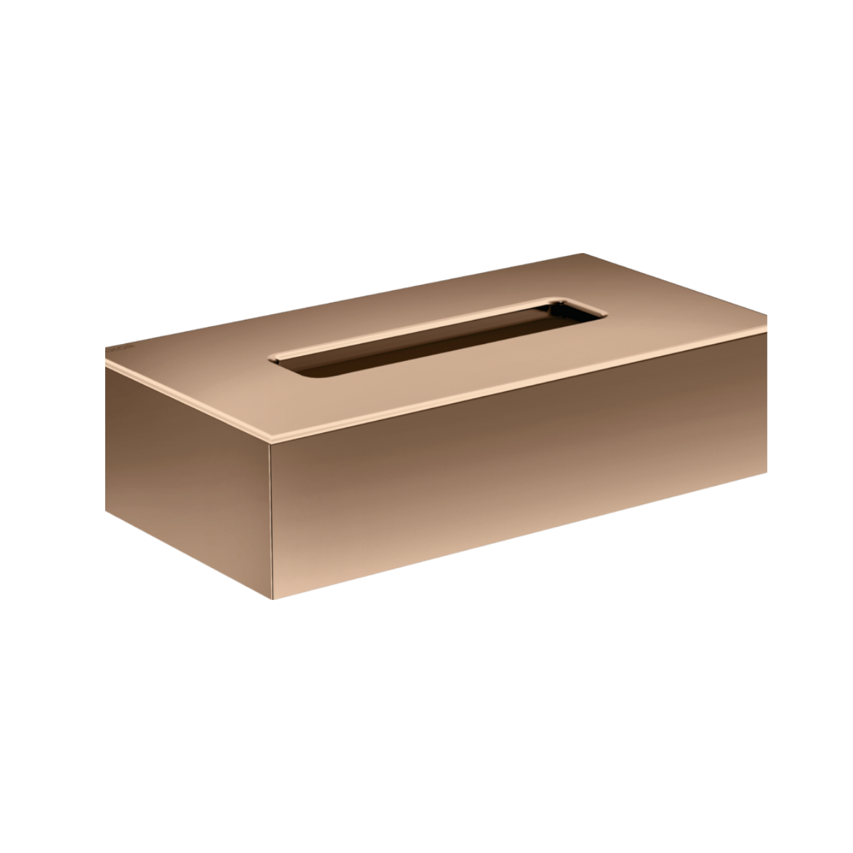 Axor tissue box polished red gold finish