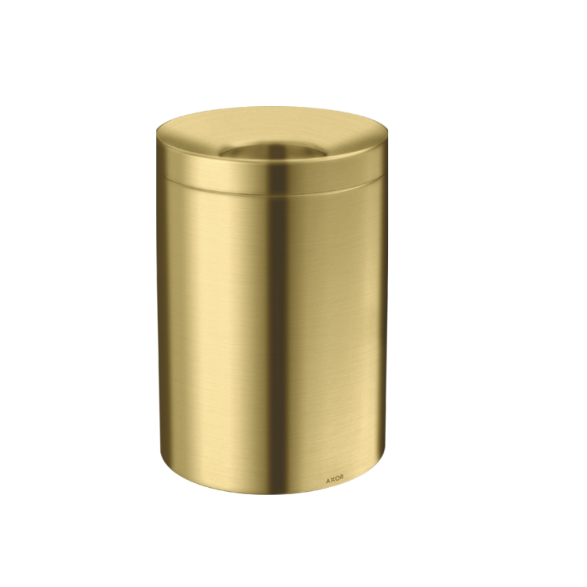 Axor waste bin polished brushed brass finish