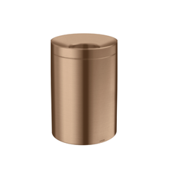 Axor waste bin brushed red gold finish