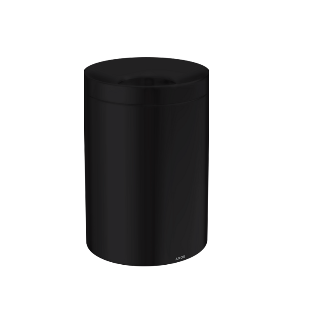 Axor waste bin polished matt black finish