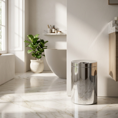 AXOR waste bin in bathroom