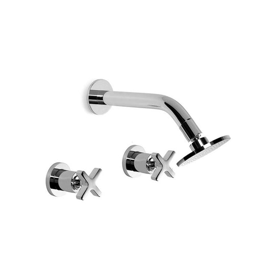 Brodware City Que Shower Set with 100mm Rose & Arm