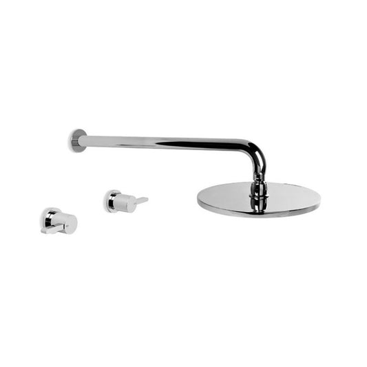 Brodware City Que Shower Set with 225mm Rose & Arm