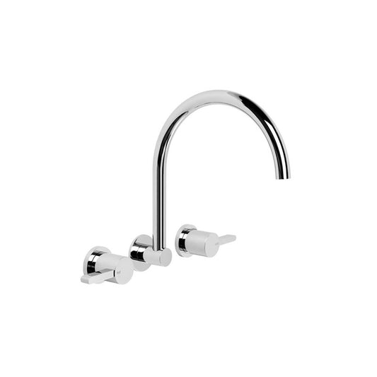 Brodware City Que Wall Set - Gooseneck Spout