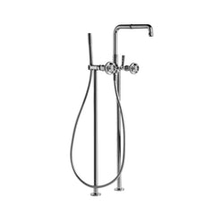 Brodware Industrica Floor Mounted Bath Mixer + Side Handshower