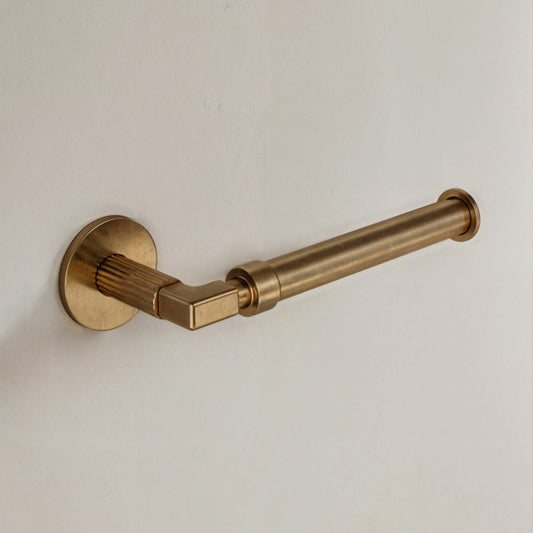 A Brodware Vienna Toilet Roll Holder in Brass