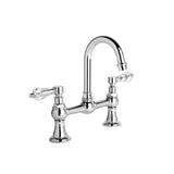 Brodware Winslow Two Hole Basin Mixer - Gooseneck Spout