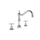 Brodware Winslow Bath Set - Country Spout - Cross Handles