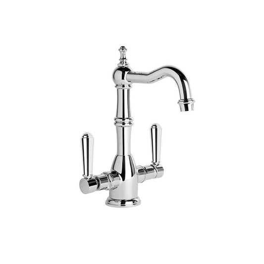 Brodware Winslow Twin Lever Basin Mixer - Country Spout