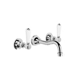 Brodware Winslow Wall Tap Set - 160mm Spout - Flow Controlled