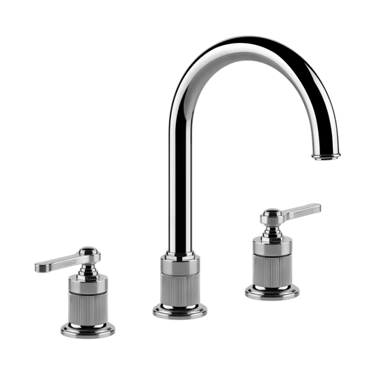 Gessi Venti20 — Three-Hole Basin Mixer — Umbrella Spout