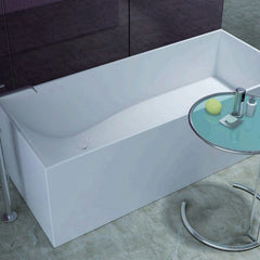 Pietra Bianca Cube Freestanding Bath - 1700