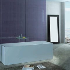 Pietra Bianca Cube Freestanding Bath - 1700