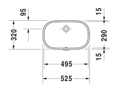 Duravit D-Code Undermount Basin