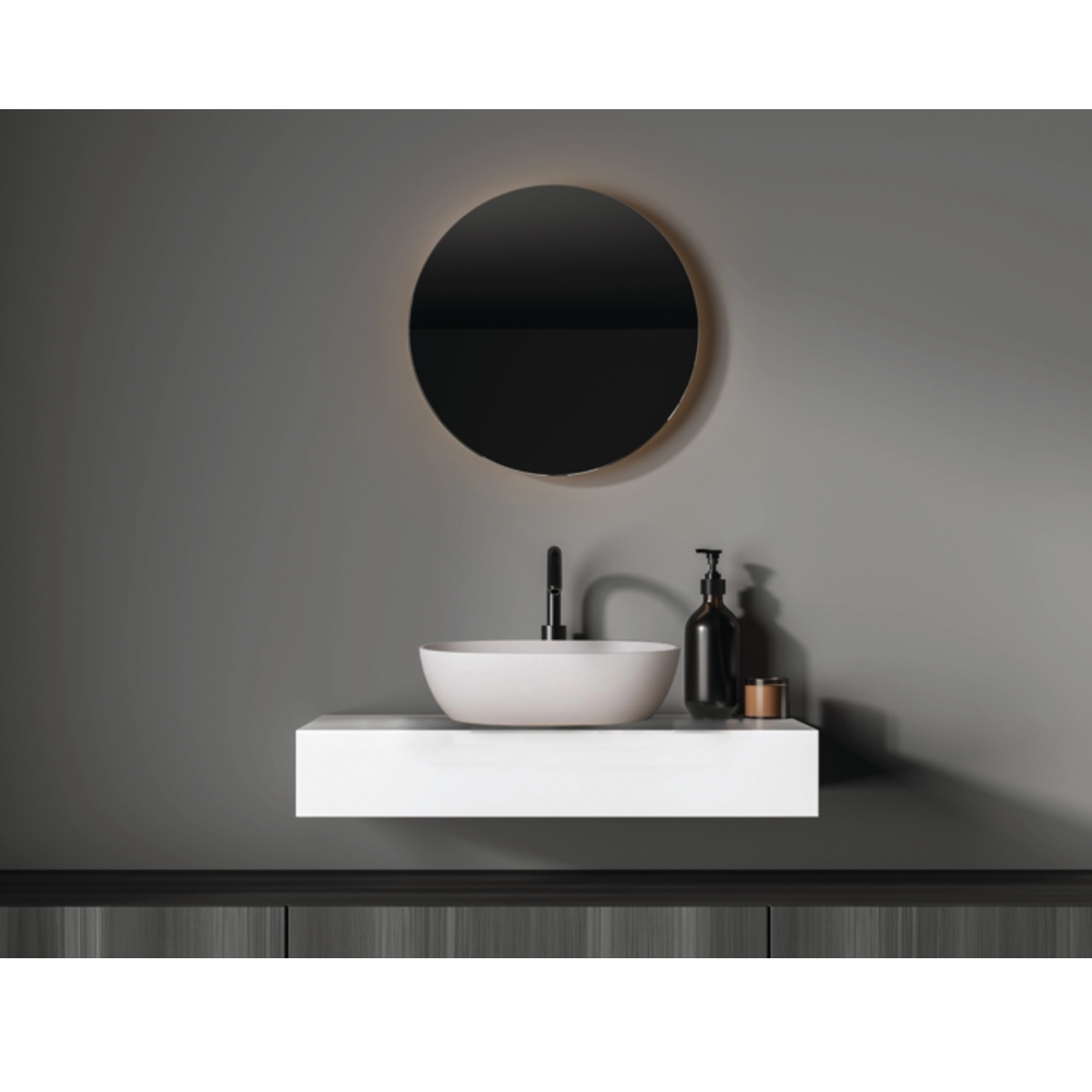 DADOquartz Petite Basin in the bathroom 