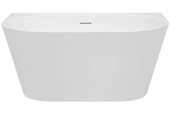Decina Alegra Back to Wall Freestanding Bath - 1400 to 1700 with Integrated Overflow