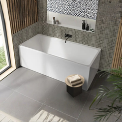 Decina Bianco Back to Wall / Corner Bath - 1400, 1500 & 1700