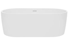 Decina Elisi 1700 Freestanding Spa Bath - 12 Jets with Integrated Overflow