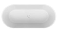 Decina Novara Freestanding Bath - 1480 and 1680 with Integrated Overflow (Optional)