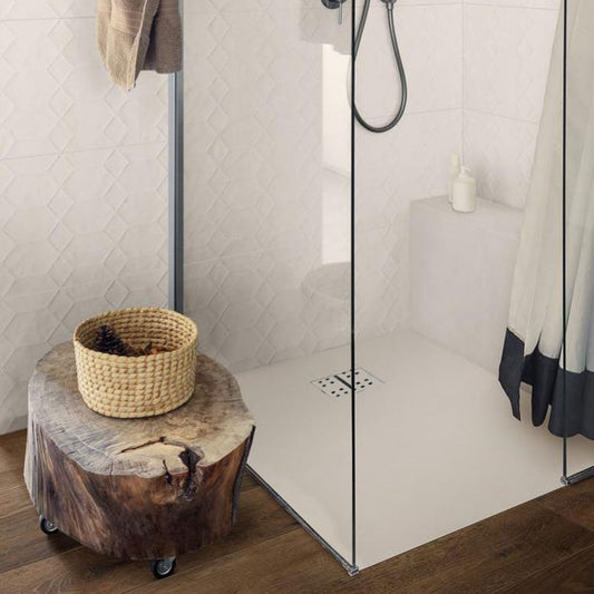 Domus Living Pietra 700 Shower Floor - Rear Waste