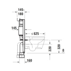 DuraSystem Low Level In Wall Cistern & Frame