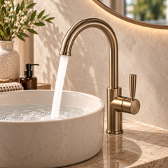 Faucet Strommen Bremont Basin Mixer Curve 160