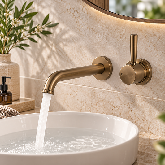 Faucet Strommen Bremont Wall Basin Mixer Set 250