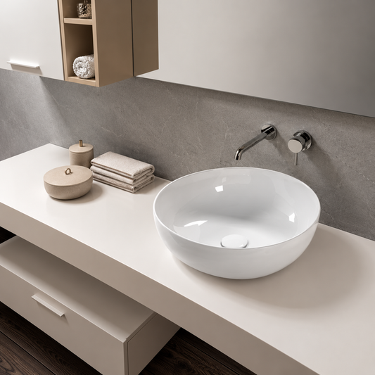 Globo T-Edge 450 Round Above Counter Basin