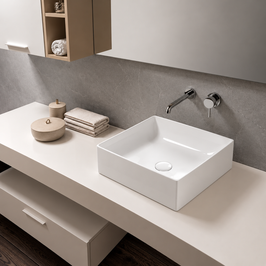 Globo T-Edge 420 Square Above Counter Basin
