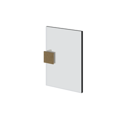 Gessi Shower G - Rigato wall-glass clamp