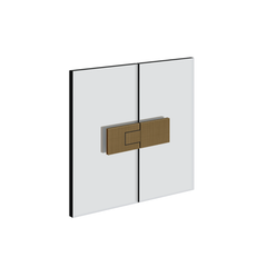 Gessi Shower G - Rigato 180° Right glass-glass Hinge with lift function