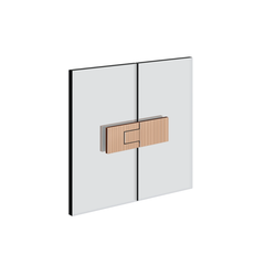 Gessi Shower G - Rigato 180° Right glass-glass Hinge with lift function