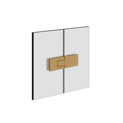 Gessi Shower G - Rigato 180° Right glass-glass Hinge with lift function