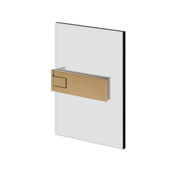 Gessi Shower G - Rigato Glass to Wall Shower Door Hinge