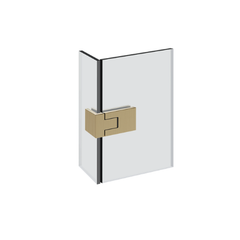 Gessi Shower G - Rigato 90° Glass-Glass Click-on short Hinge