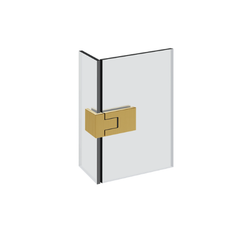 Gessi Shower G - Rigato 90° Glass-Glass Click-on short Hinge