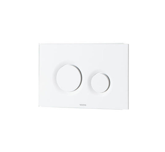 TOTO ABS Toilet Flush Plate with Round Buttons