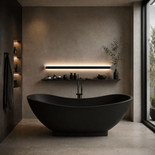 Pietra Bianca Mango Freestanding Bath - 1800