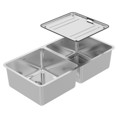 Abey Lago Double Bowl Stainless Steel Sink