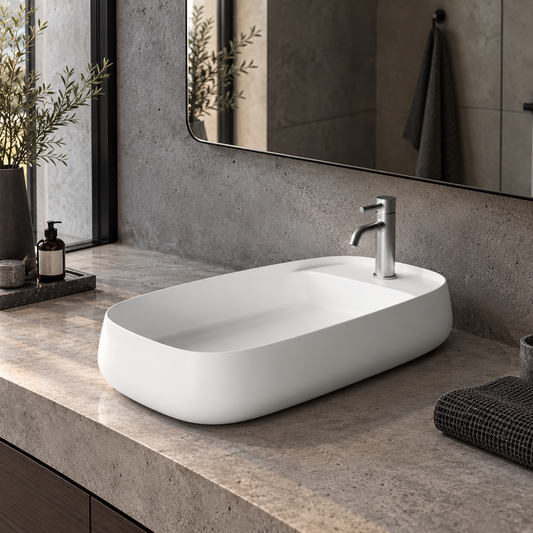 Studio Bagno Nur 80X Plan — Above Counter Basin