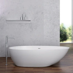 Pietra Bianca Olivia Freestanding Bath - 1600 & 1800