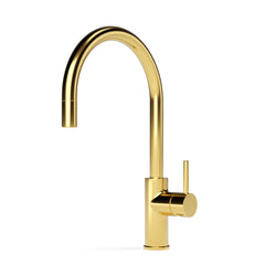 Faucet Strommen Pegasi M Curved Sink Mixer with Pull Out