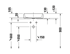 Duravit Qatego Above Counter Basin