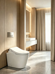 B&H Dara Wall Faced Toilet + TOTO RX Washlet Package