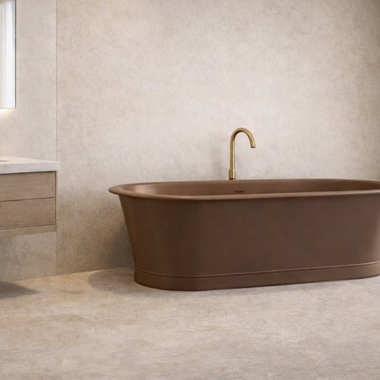 Pietra Bianca Rome Freestanding Bath - 1800