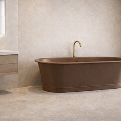 Pietra Bianca Rome Freestanding Bath - 1800