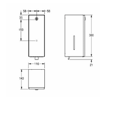 KWC Rodan Liquid Soap Dispenser