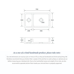 Shaws Hawkshaw 800 Butler Sink