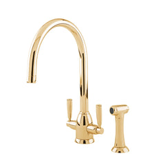 Perrin & Rowe Silverdale Kitchen Mixer with Spray Rinse