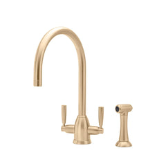 Perrin & Rowe Silverdale Kitchen Mixer with Spray Rinse